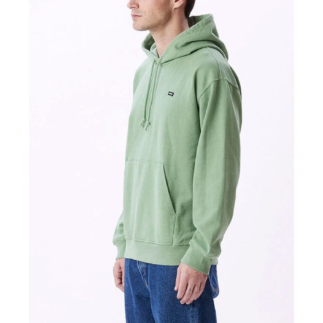 OBEY TIMELESS RECYCLED HEAVYWEIGHT HOOD FLEECE 112470159-JAD Πετρόλ