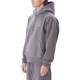 OBEY LOWERCASE PIGMENT HOOD FLEECE 112470194-DIB Black Image 1
