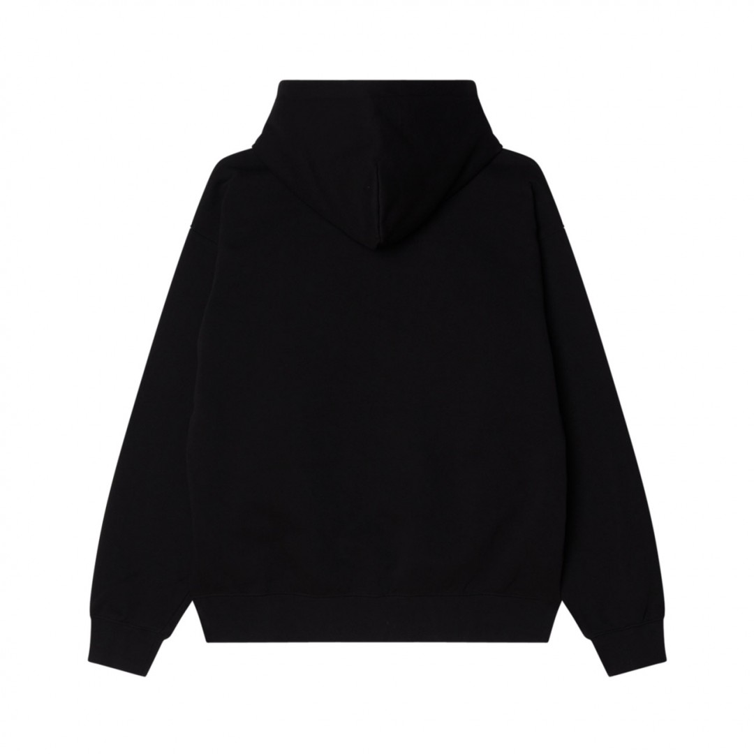 OBEY SCRIBBLE HOOD FLEECE 112470261-BLK Black