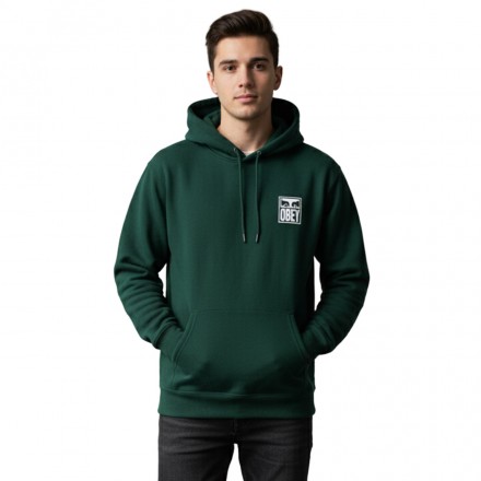 OBEY EYES ICON HOOD FLEECE 112843126-BTG Pine