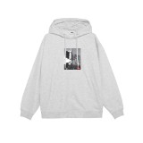 OBEY LOS ANGELES PHOTO FLEECE 112844230-HEA Grey Image 