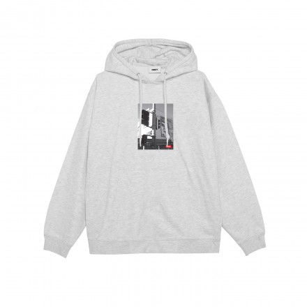 OBEY LOS ANGELES PHOTO FLEECE 112844230-HEA Grey