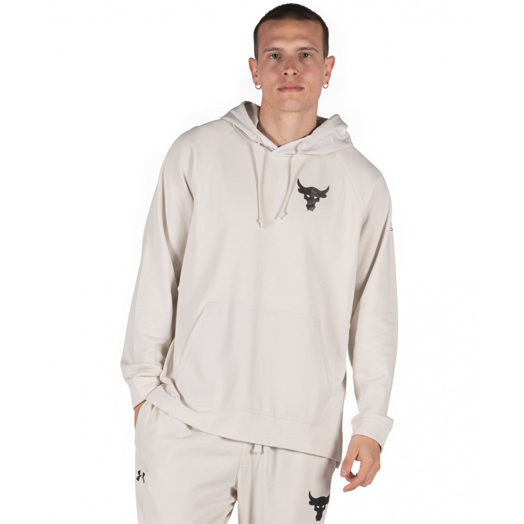 UNDER ARMOUR PROJECT ROCK TERRY HOODIE 1355633-110 White