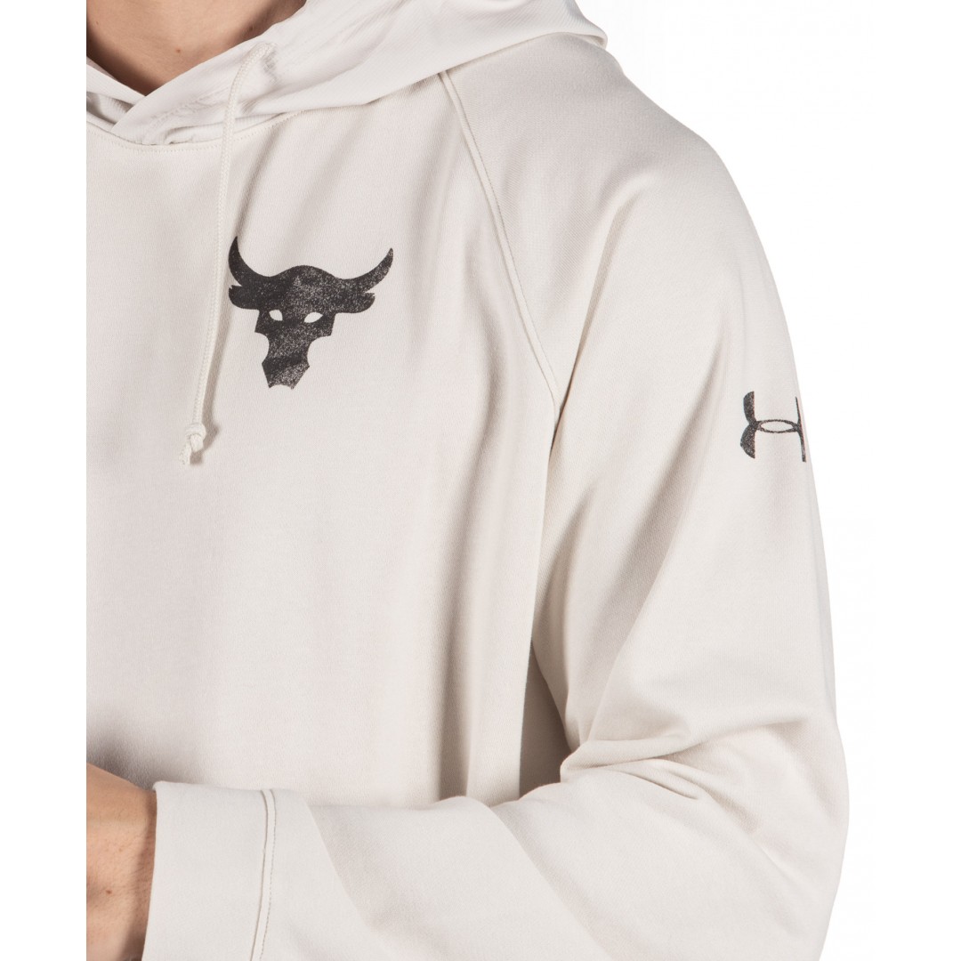UNDER ARMOUR PROJECT ROCK TERRY HOODIE 1355633-110 White