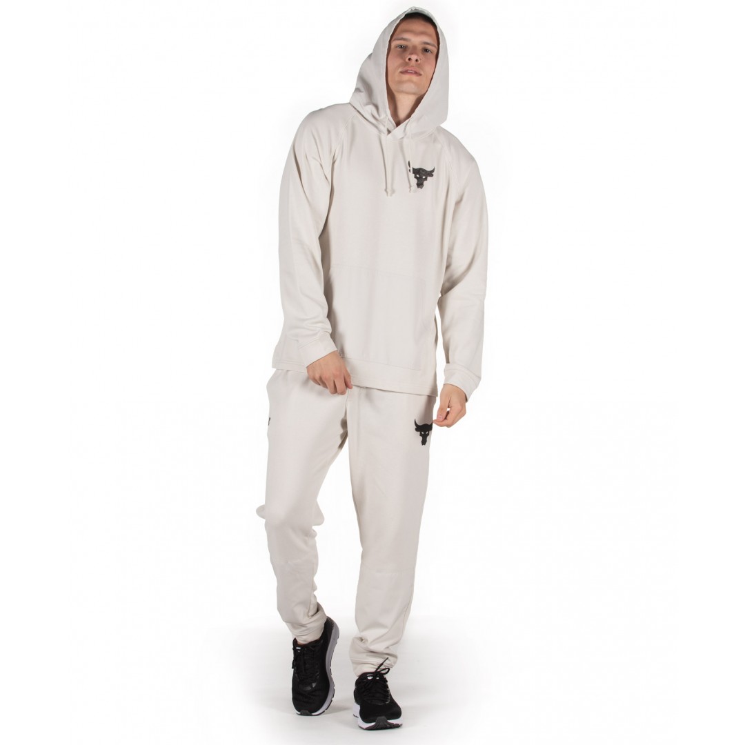 UNDER ARMOUR PROJECT ROCK TERRY HOODIE 1355633-110 White