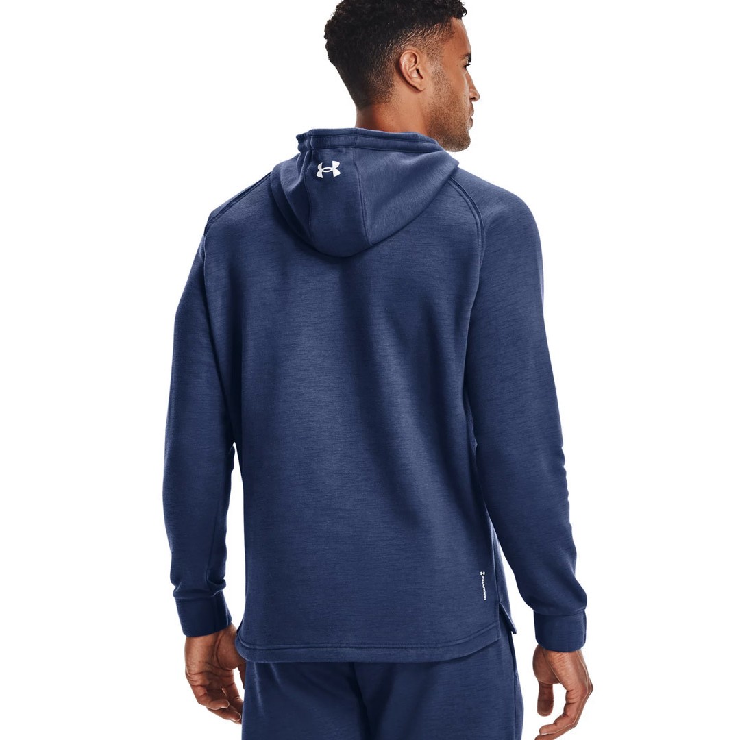 UNDER ARMOUR UA PROJECT ROCK CC FLEECE HOODIE 1367033-404 Blue