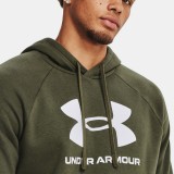 UNDER ARMOUR RIVAL FLEECE LOGO HD 1379758-390 Κhaki Image 1