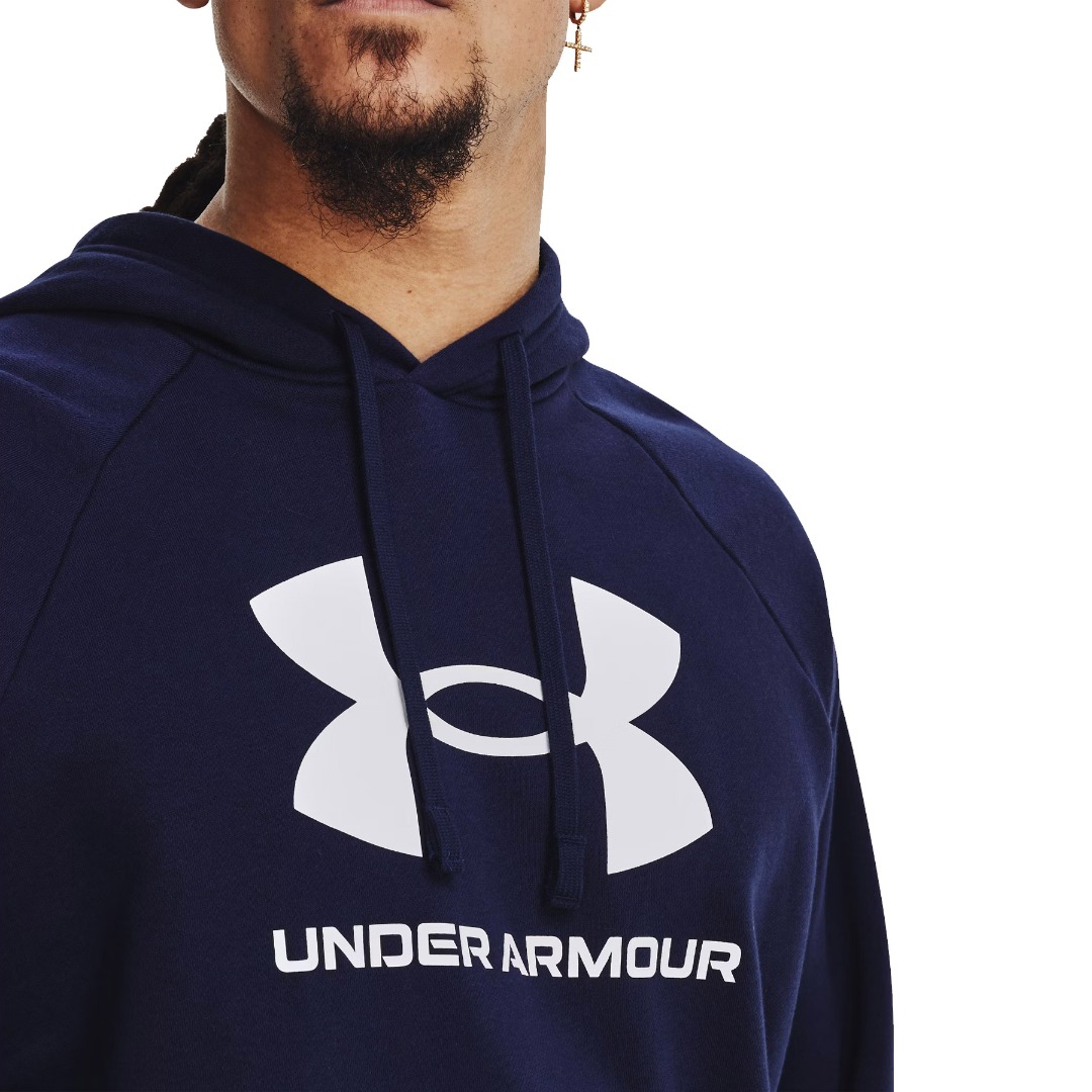 UNDER ARMOUR RIVAL FLEECE LOGO HD 1379758-410 Blue
