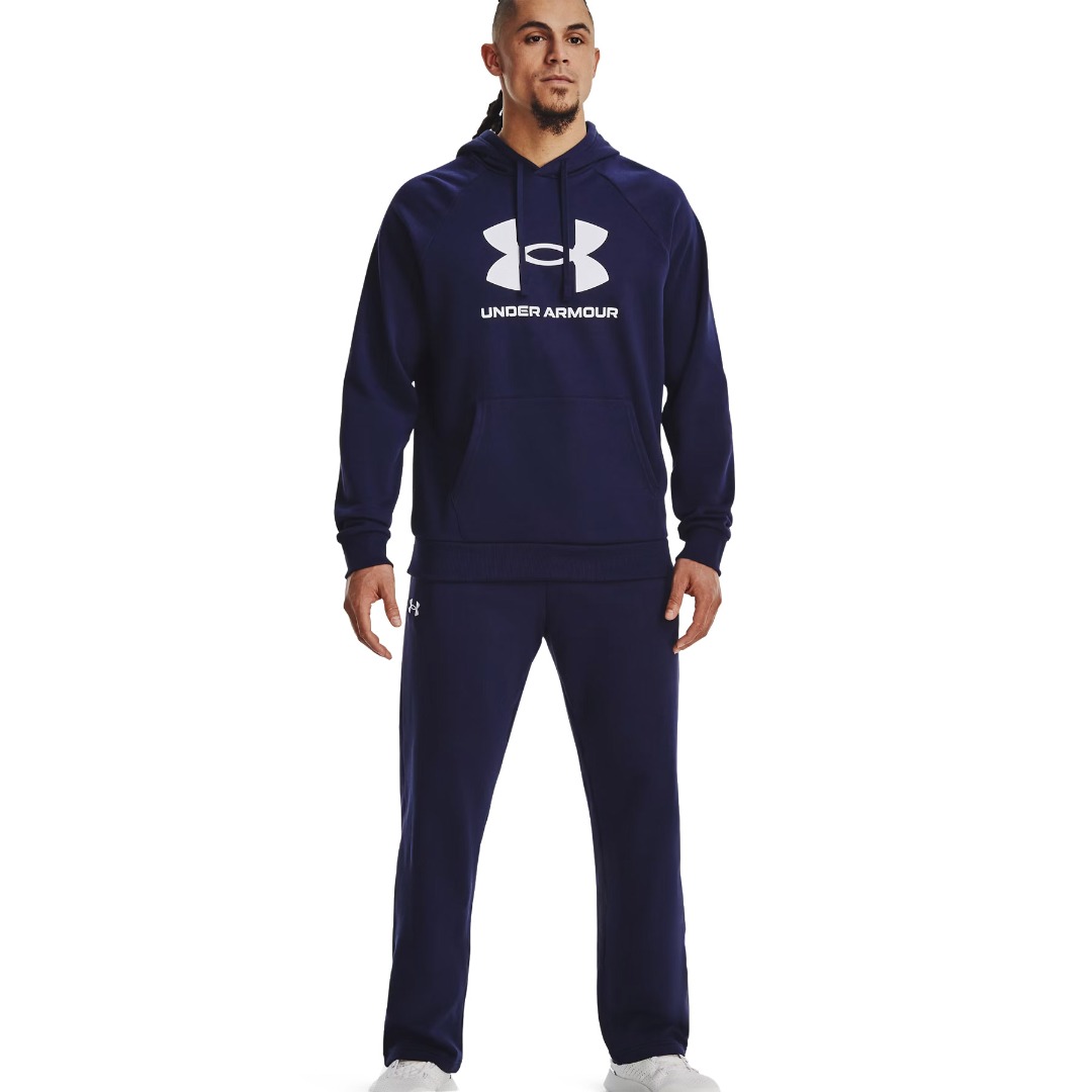 UNDER ARMOUR RIVAL FLEECE LOGO HD 1379758-410 Blue