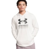UNDER ARMOUR RIVAL TERRY GRAPHIC HOOD 1386047-112 White Image 