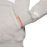 NIKE M NK CLUB HBR FT LS POLO FN3112-063 Grey Image 2