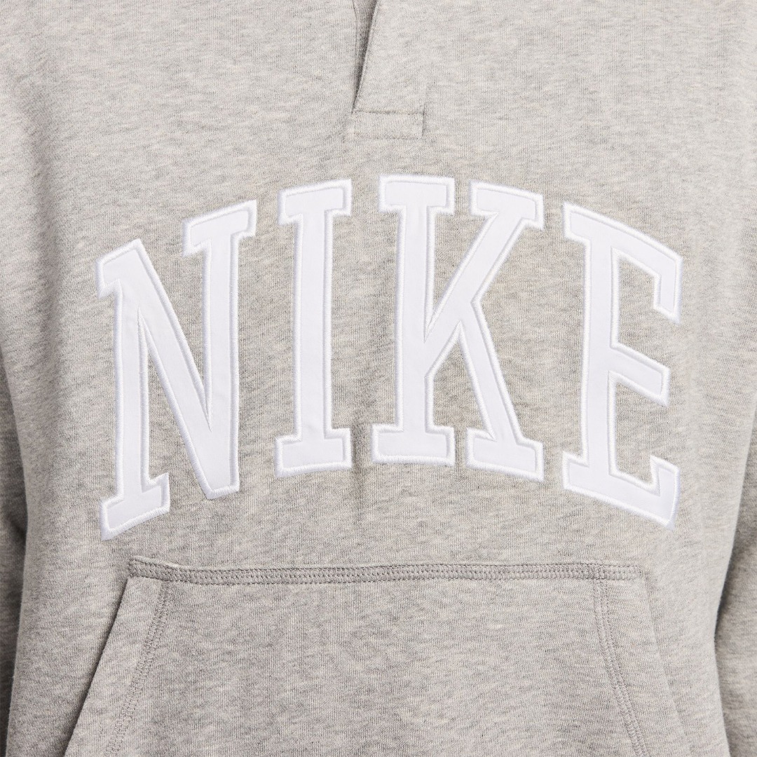 NIKE M NK CLUB HBR FT LS POLO FN3112-063 Grey