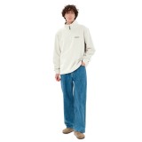 EMERSON MEN'S HALF ZIP FLEECE 262.EM28.25-CLAY WHITE Εκρού Εικόνα 4