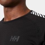 HELLY HANSEN HEH LIFA ACTIVE STRIPE CREW 49412-990 Black Image 1