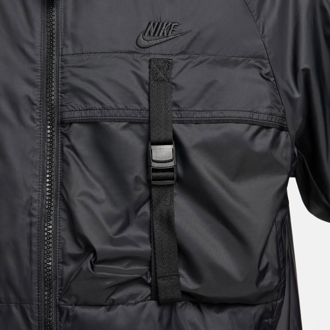 NIKE M NK TCH WVN N24 LND PKBL JKT FB7903-010 Μαύρο