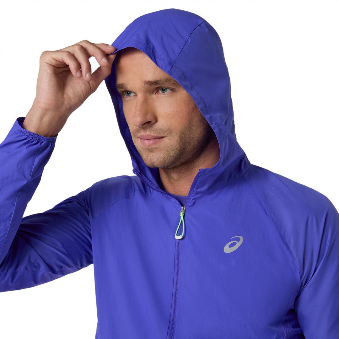 ASICS ROAD PACKABLE JACKET 2011D084-403 Royal Blue