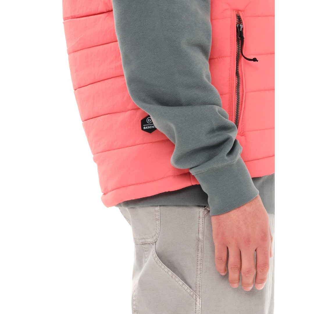 BASEHIT MEN'S VEST JACKET 191.BM10.32-TT73 CORAL Coral