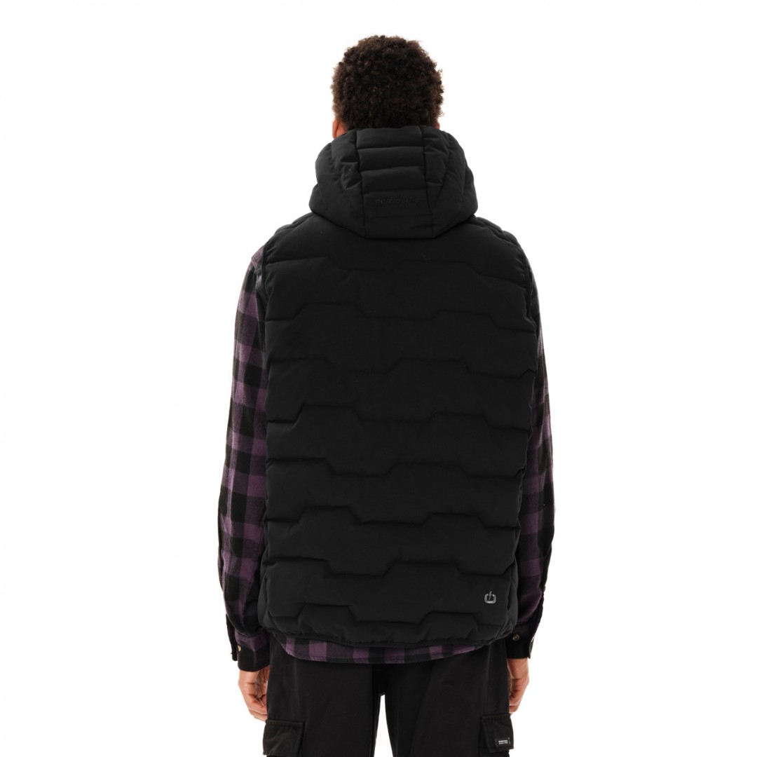 EMERSON MEN'S VEST JACKET 262.EM10.57-BLACK Black