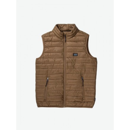 EMERSON MEN'S VEST JACKET 201.EM10.140-NL GOLD BROWN Καφέ
