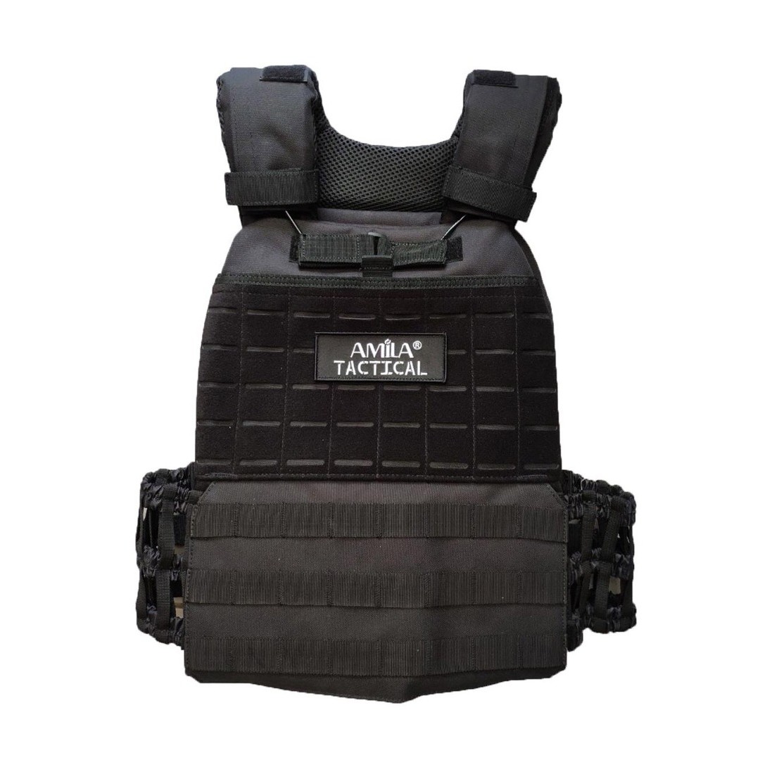 AMILA MILITARY VEST XB9605 95101 Μαύρο