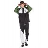 NIKE SPORTSWEAR SWOOSH WOVEN HOODED JACKET CJ4888-010 Black Image 3