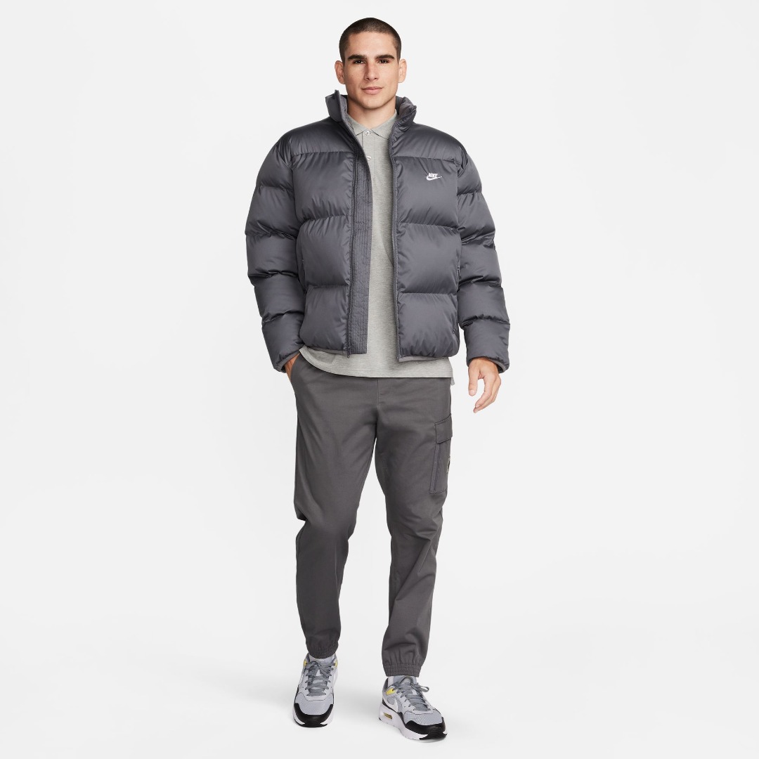 NIKE M NK CLUB PUFFER JKT FB7368-068 Ανθρακί