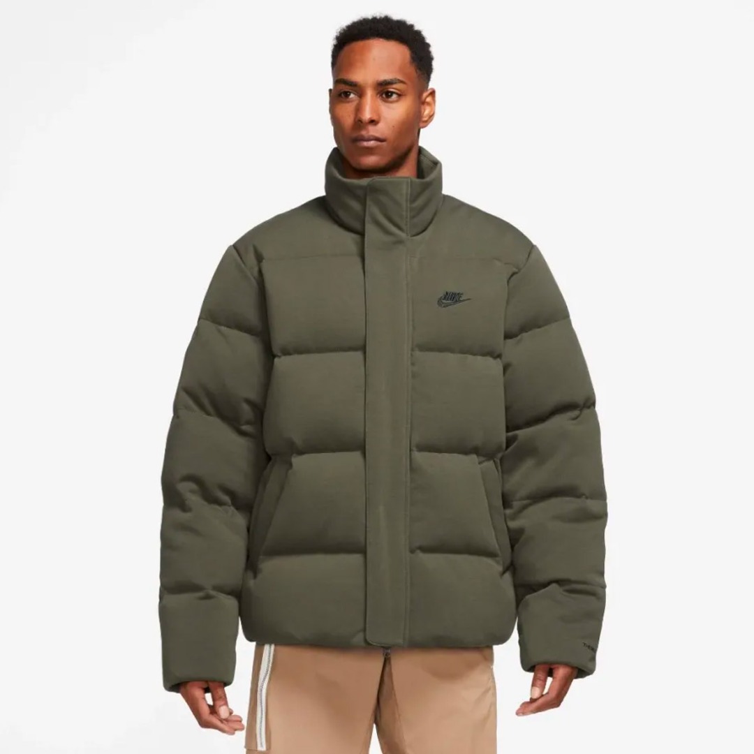 NIKE M NK TCH TF PUFFER JKT FB7854-325 Κhaki