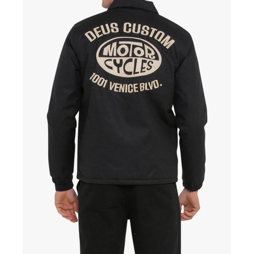 DEUS FRONTIER COACH JACKET DMF226424-BLK Μαύρο