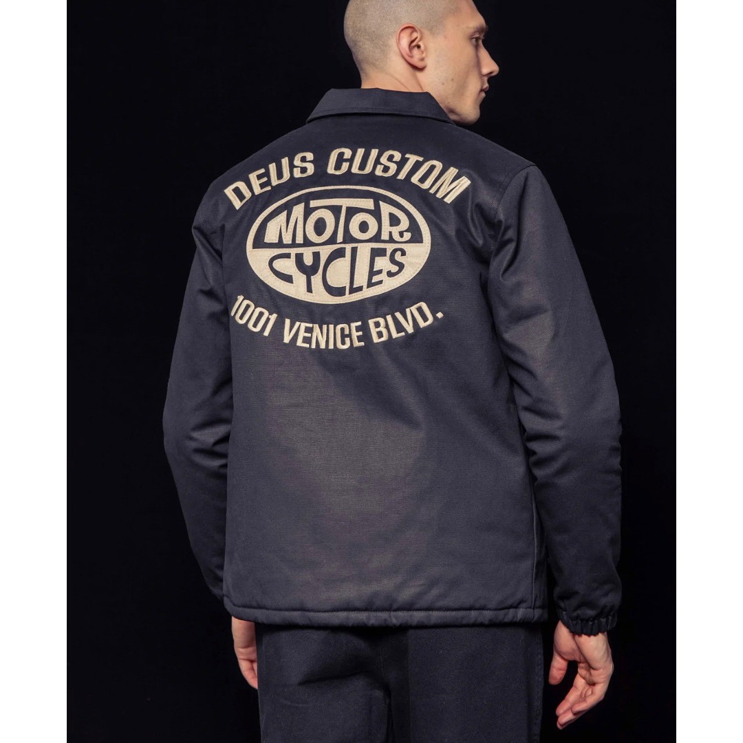 DEUS FRONTIER COACH JACKET DMF226424-BLK Μαύρο