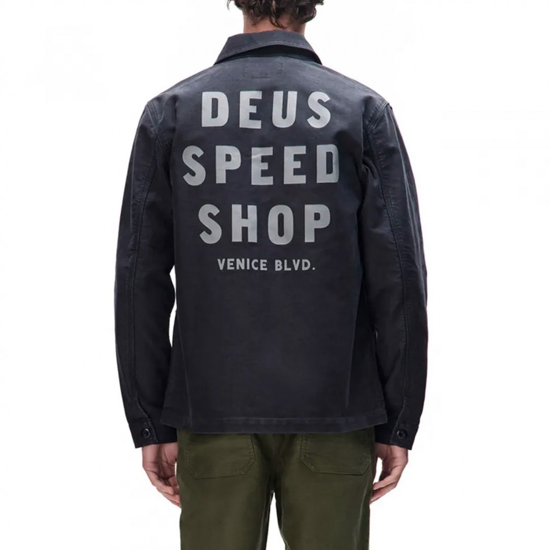 DEUS SPEEDSHOP CHORE JACKET DMF255418-BLK Black