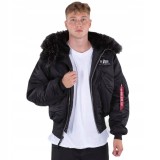 ALPHA INDUSTRIES 45P HOODED 144103-515 Black Image 1