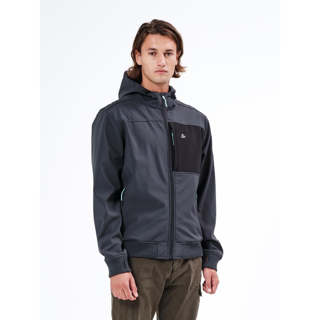 BASEHIT 212.BM11.82-BD D.GREY/BLACK Coal