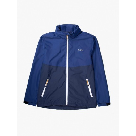 BASEHIT MEN'S JACKET WITH ROLL-IN HOOD 201.BM10.10-RP NAVY BLUE/ROYAL B Μπλε