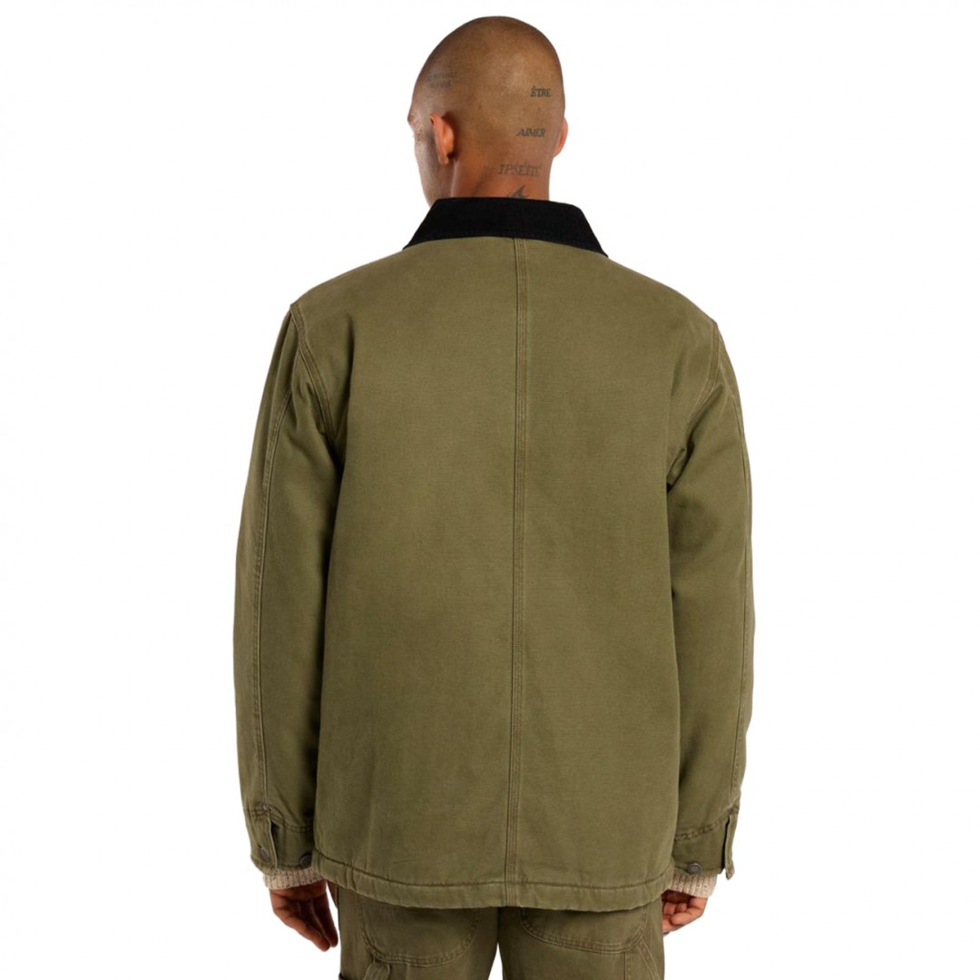 DICKIES CHORE JACKET LINED CANVAS DK0A87O3MGR-MGR Κhaki