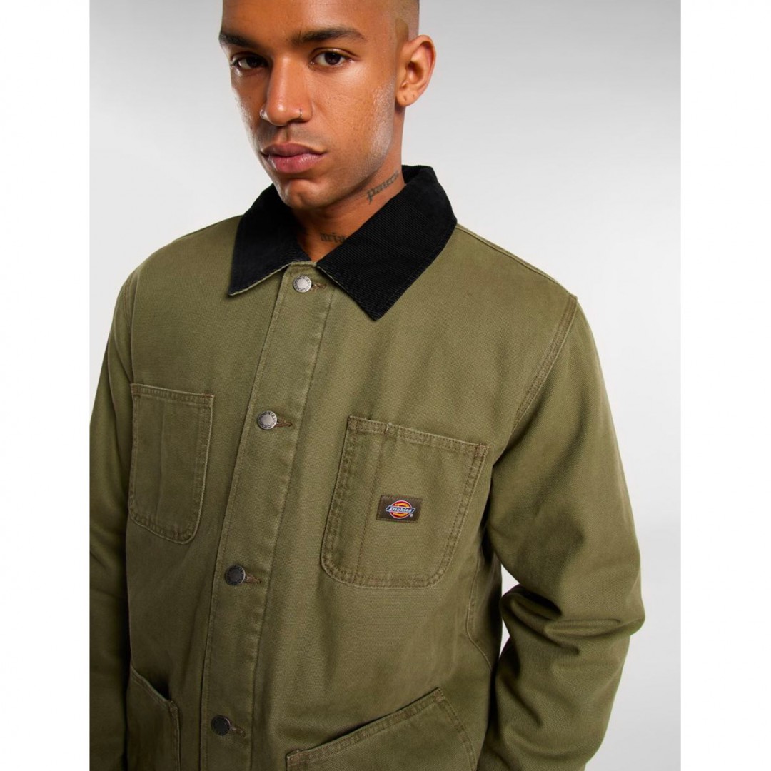 DICKIES CHORE JACKET LINED CANVAS DK0A87O3MGR-MGR Κhaki