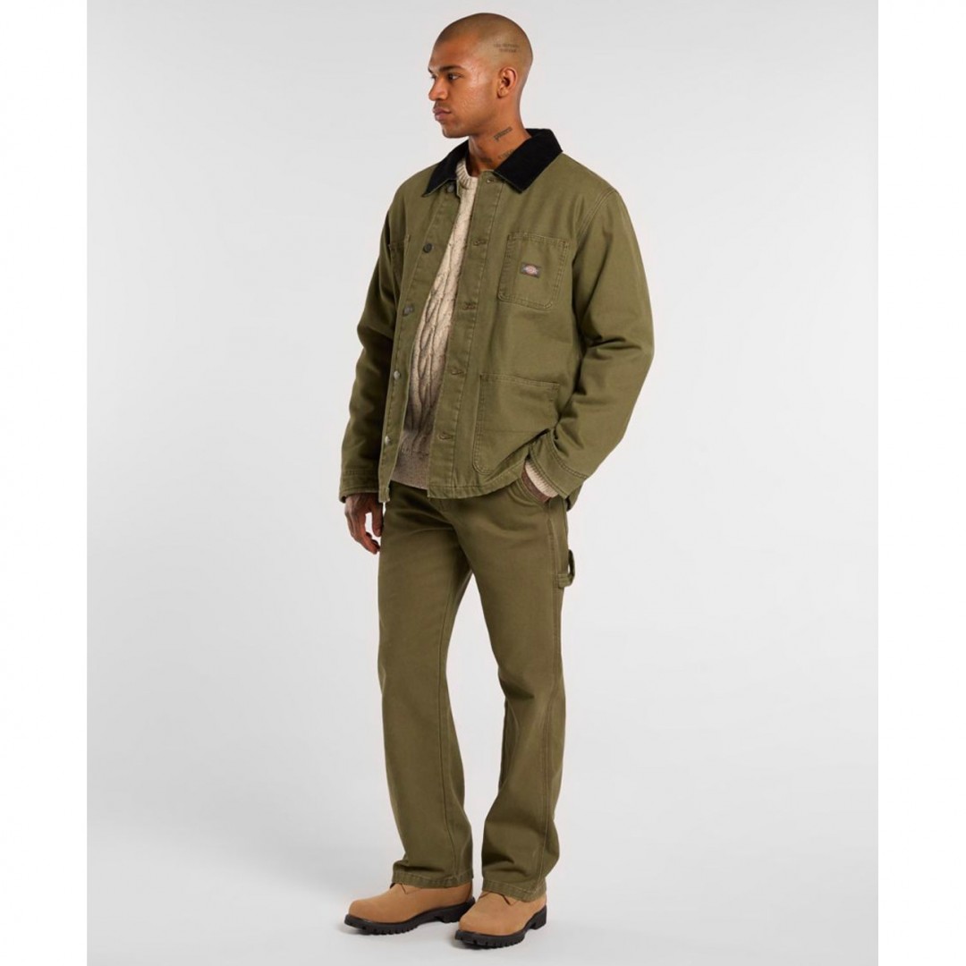 DICKIES CHORE JACKET LINED CANVAS DK0A87O3MGR-MGR Κhaki