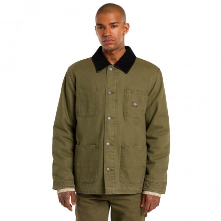 DICKIES CHORE JACKET LINED CANVAS DK0A87O3MGR-MGR Κhaki