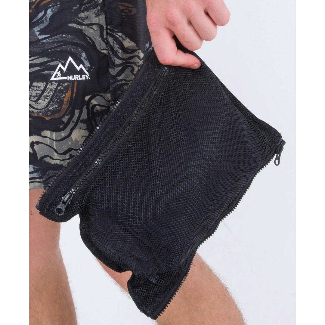 HURLEY PHANTOM+ PACKABLE ANORAK MJK0002550-H006 Coal