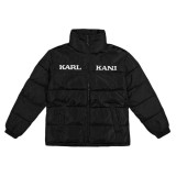 KARL KANI RETRO ESSENTIAL PUFFER JACKET KM-JK012-001-01-BLACK Μαύρο Εικόνα 2