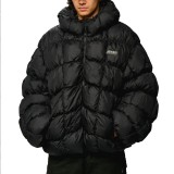 KARL KANI SRORT PATCH SQUARE QUILTED PUFFER JACKET KM243-046-2-BLACK Μαύρο Εικόνα 1