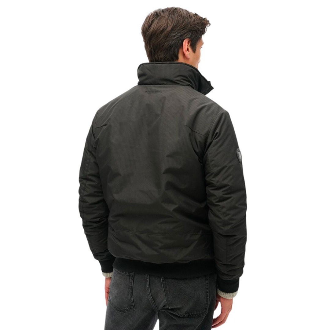 SUPERDRY D3 OVIN CITY HARRINGTON JACKET M5011900A-02A Black