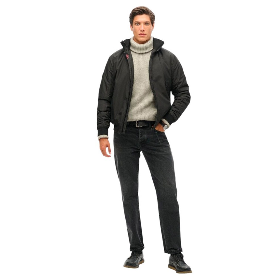 SUPERDRY D3 OVIN CITY HARRINGTON JACKET M5011900A-02A Black