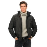 SUPERDRY D3 OVIN CITY HARRINGTON JACKET M5011900A-02A Black Image 