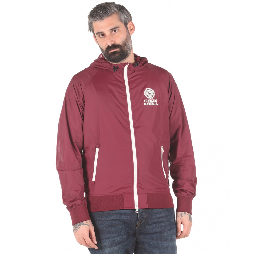 FRANKLIN MARSHALL JACKET NYLON JM8006.000.8002P00-315 Βordeaux