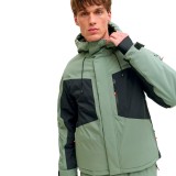 JACK & JONES JJALPES SKI JACKET 12284649-GREEN Πράσινο Εικόνα 1