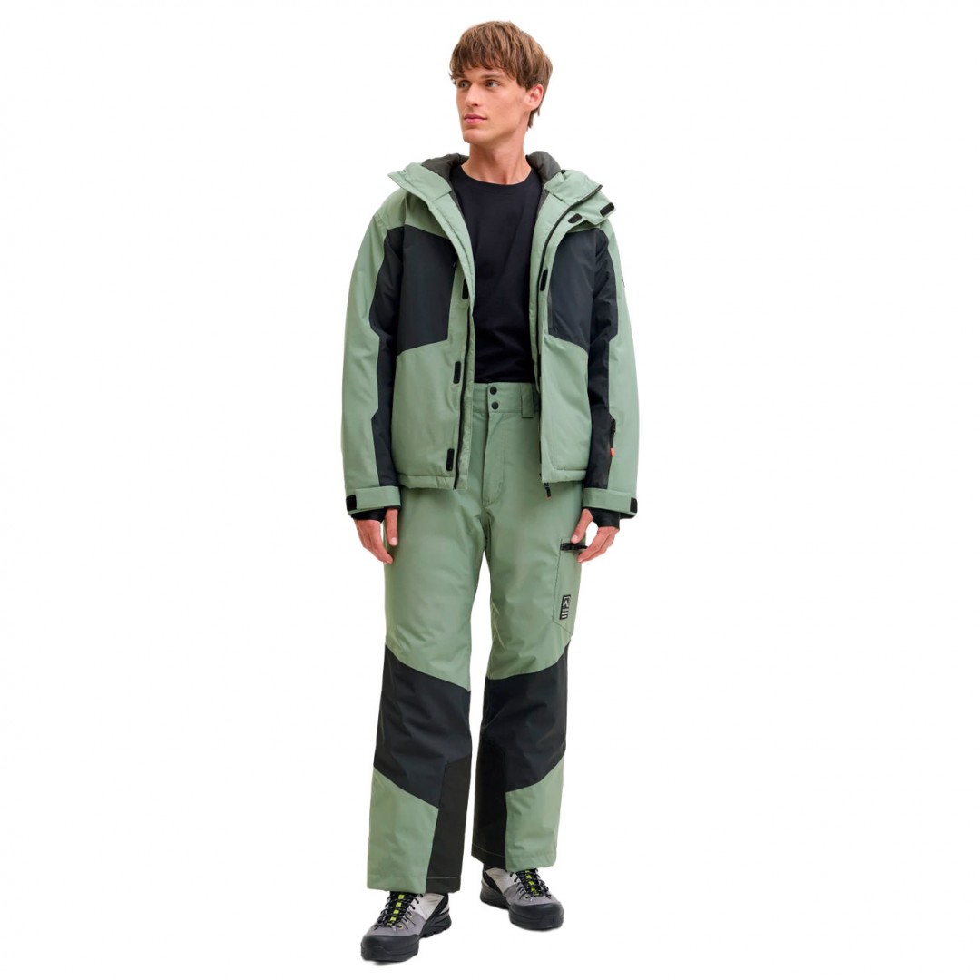 JACK & JONES JJALPES SKI JACKET 12284649-GREEN Πράσινο