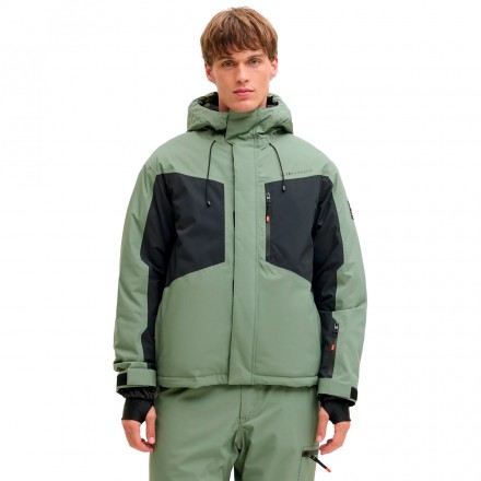 JACK & JONES JJALPES SKI JACKET 12284649-GREEN Πράσινο