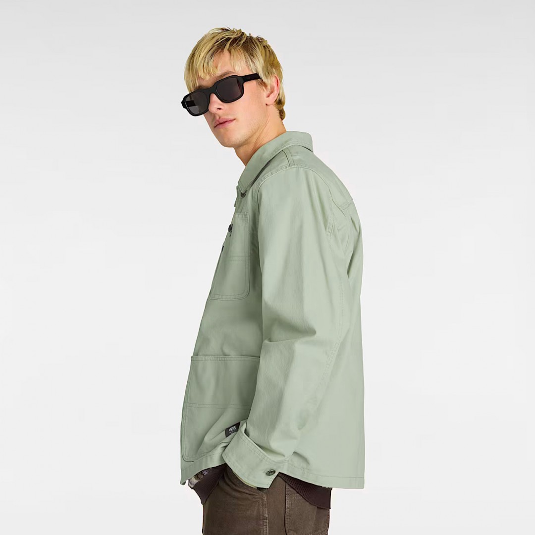 VANS DRILL CHORE CANVAS JACKET VN000KV1EMW-EMW Alcohol