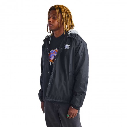 VANS RILEY HOODED COACHES JACKET VN000P75BLK-BLK Black