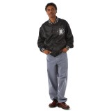 HUF GALACTIC STACK BASEBALL JACKET JK00409-BLACK Μαύρο Εικόνα 1